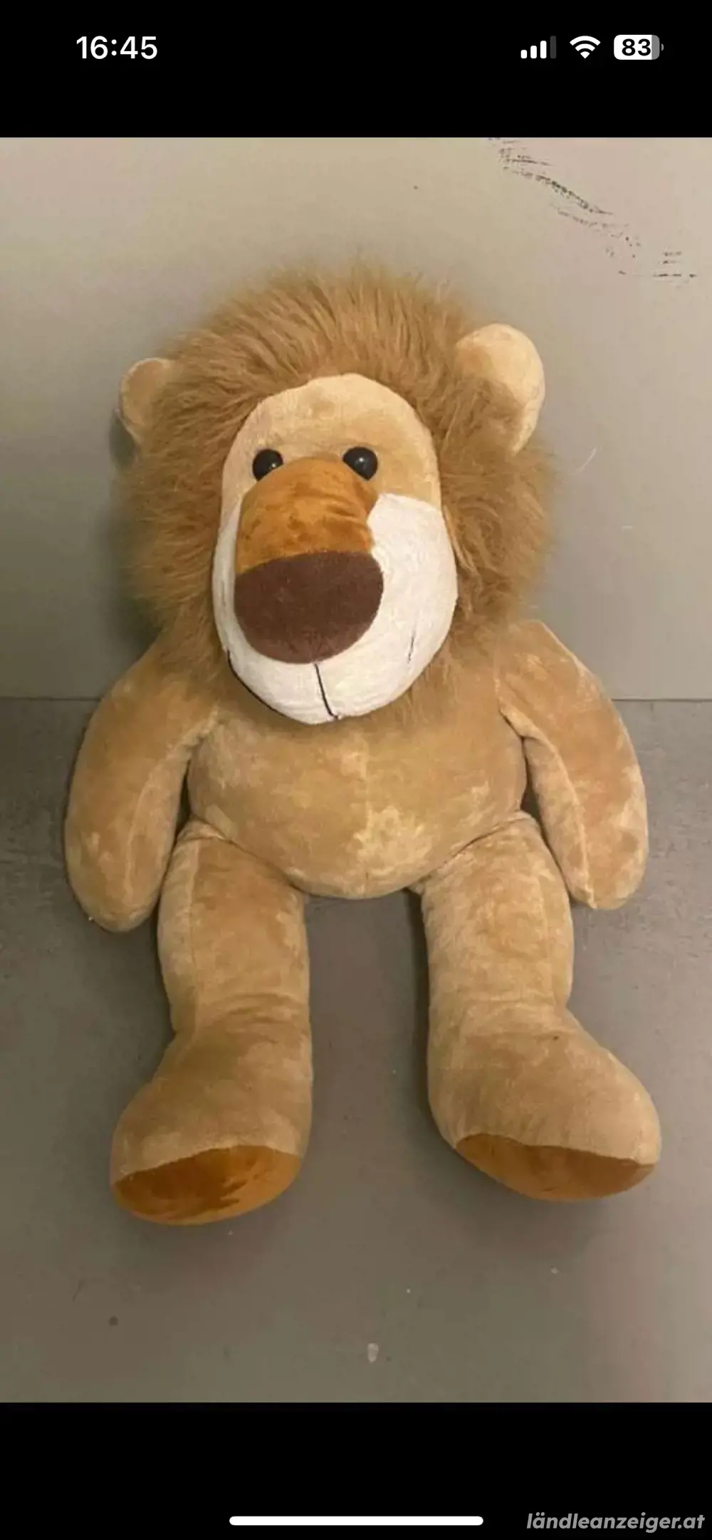 Kuscheltier Löwe groß