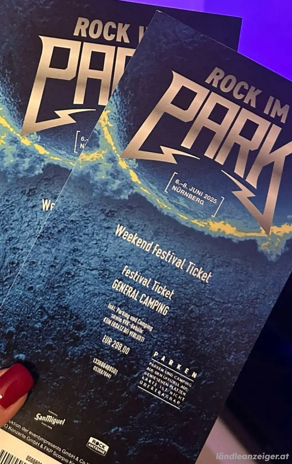 1 Ticket Rock im Park 1 Ticket Rock im Park