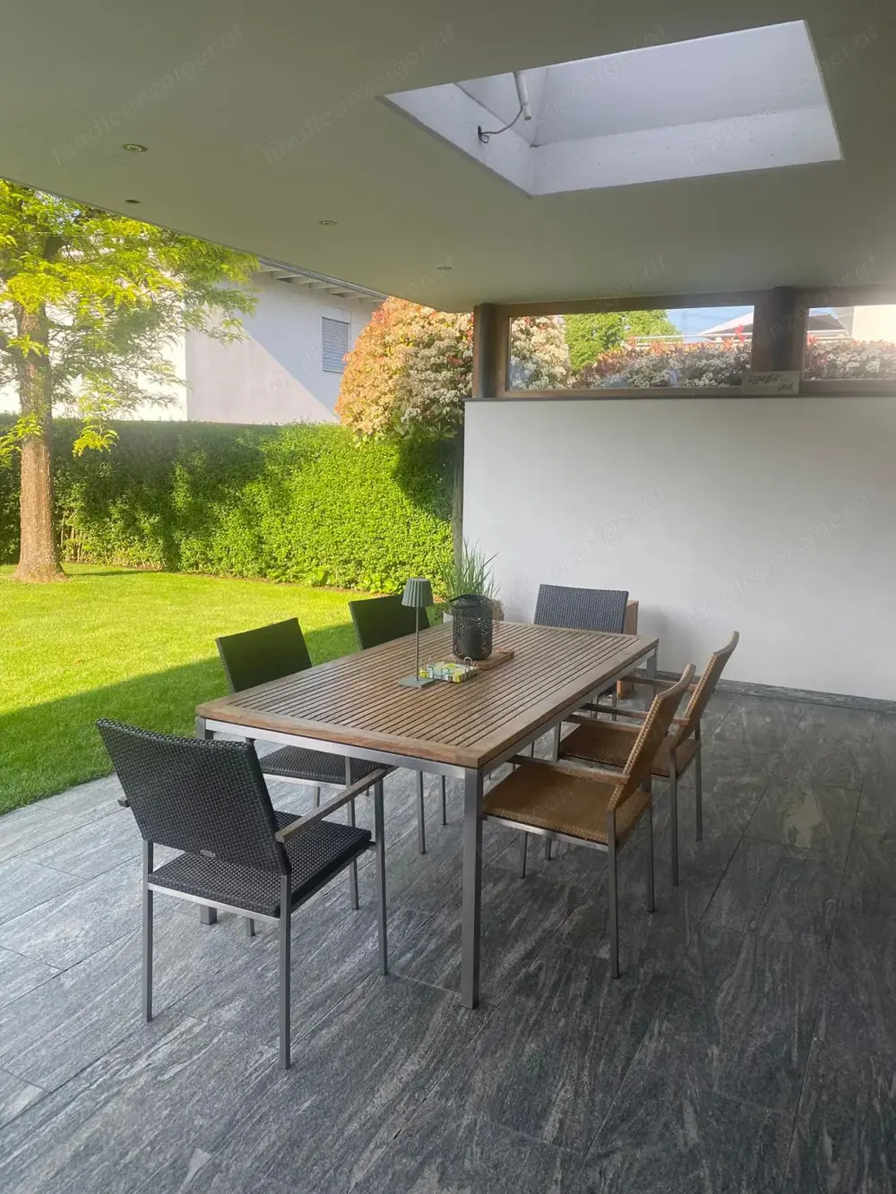 Gartentisch-Set mit 6 Stühlen Gartentisch-Set mit 6 Stühlen