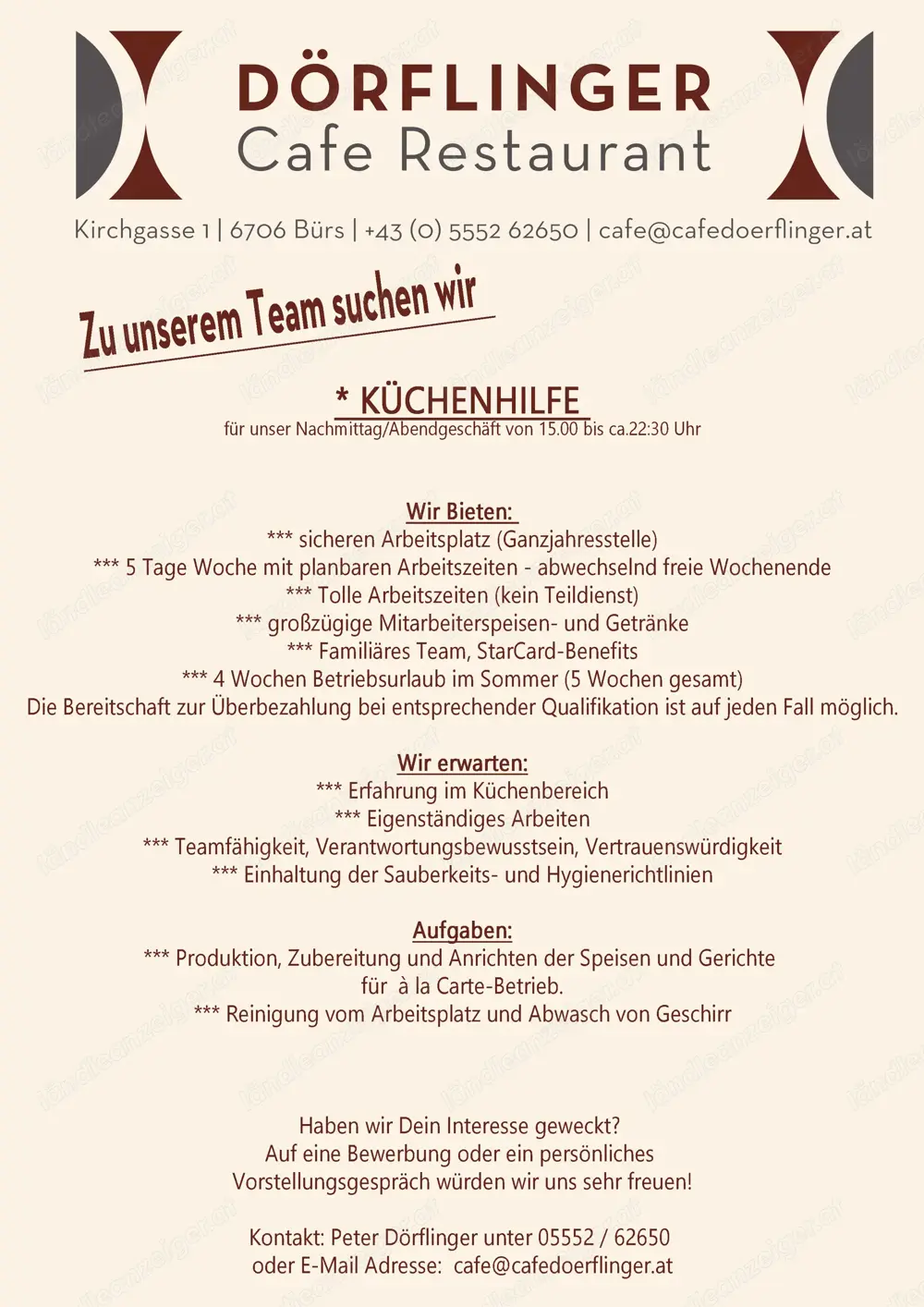 Küchenhilfe gesucht Küchenhilfe gesucht