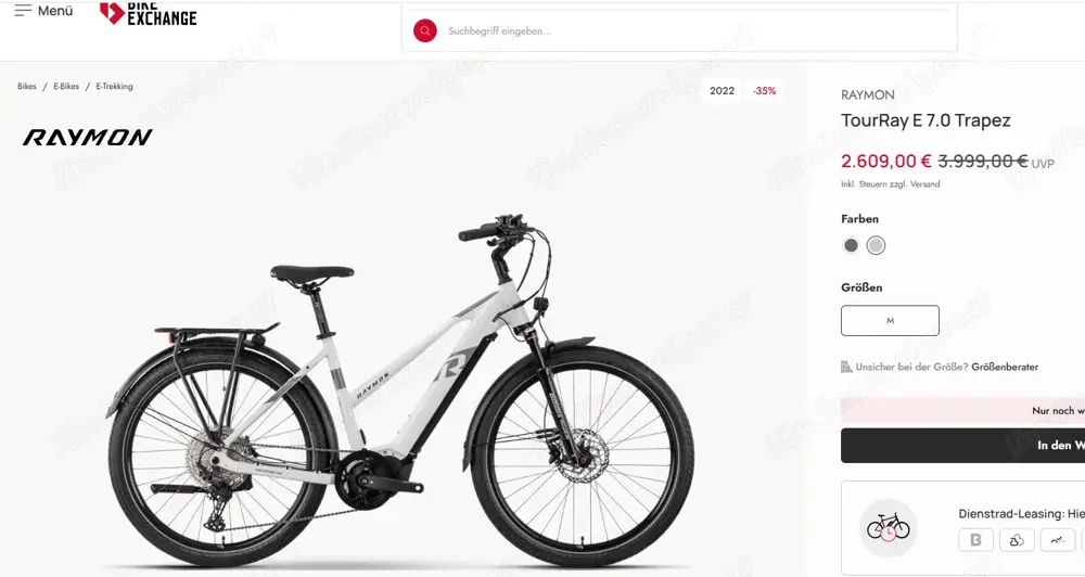 E-Trekkingbike Raymon E-Trekkingbike Raymon