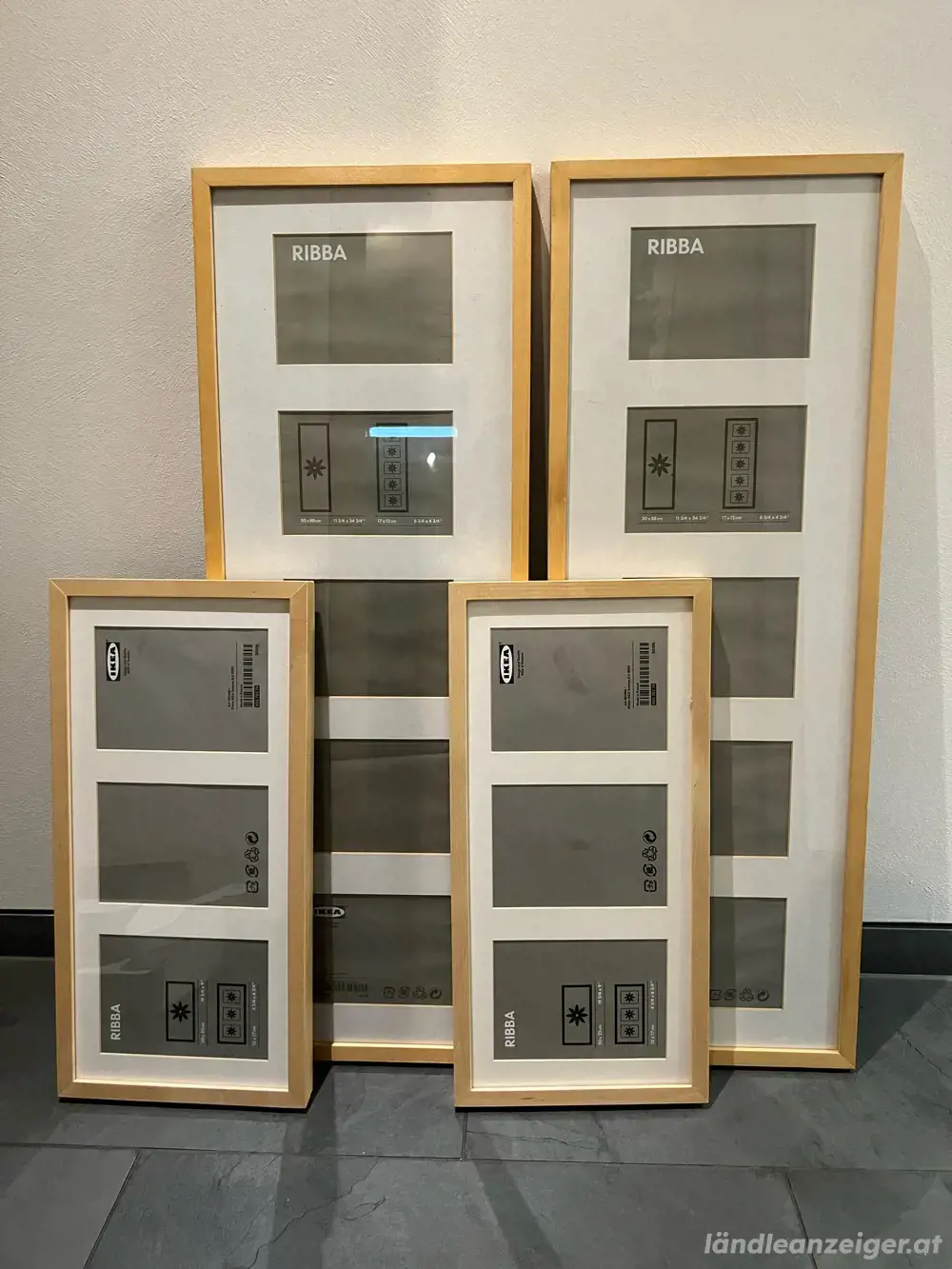 Bilderrahmen 4x Ikea Ribba Bilderrahmen 4x Ikea Ribba
