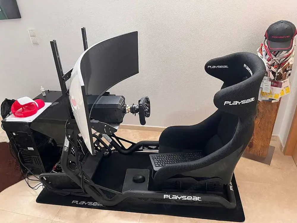 High-End Sim Racing Setup mit Silent Gaming-PC (Ryzen 9 7900X - RTX 4080) & Fanatec Podium DD2 High-End Sim Racing Setup mit Silent Gaming-PC (Ryzen 9 7900X - RTX 4080) & Fanatec Podium DD2