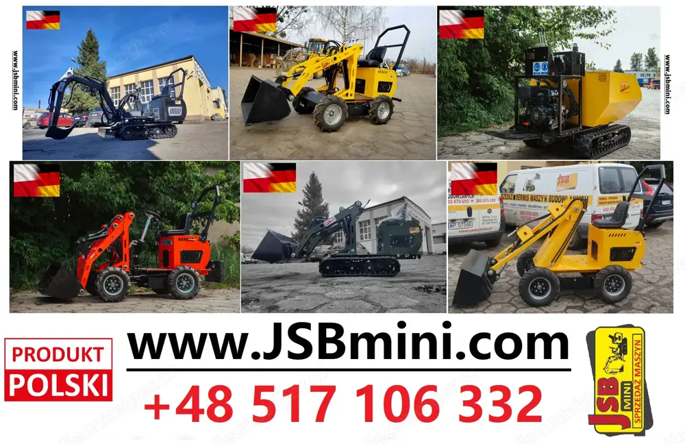 Lader Bagger Dumper - NEU 2025 - Direkt vom Hersteller JSB Lader Bagger Dumper - NEU 2025 - Direkt vom Hersteller JSB
