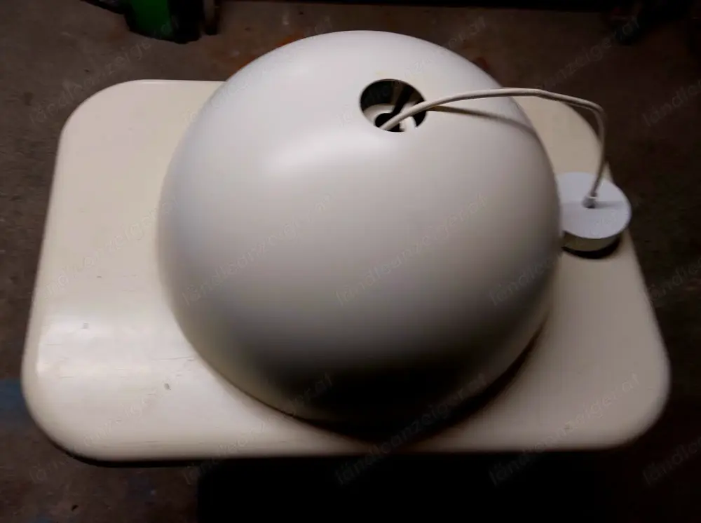 Weiße Hängelampe Vintage IKEA BRASA 365+ Weiße Hängelampe Vintage IKEA BRASA 365+