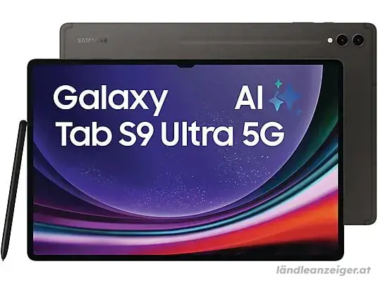 SAMSUNG Galaxy Tab S9 Ultra mit Cover und Stift