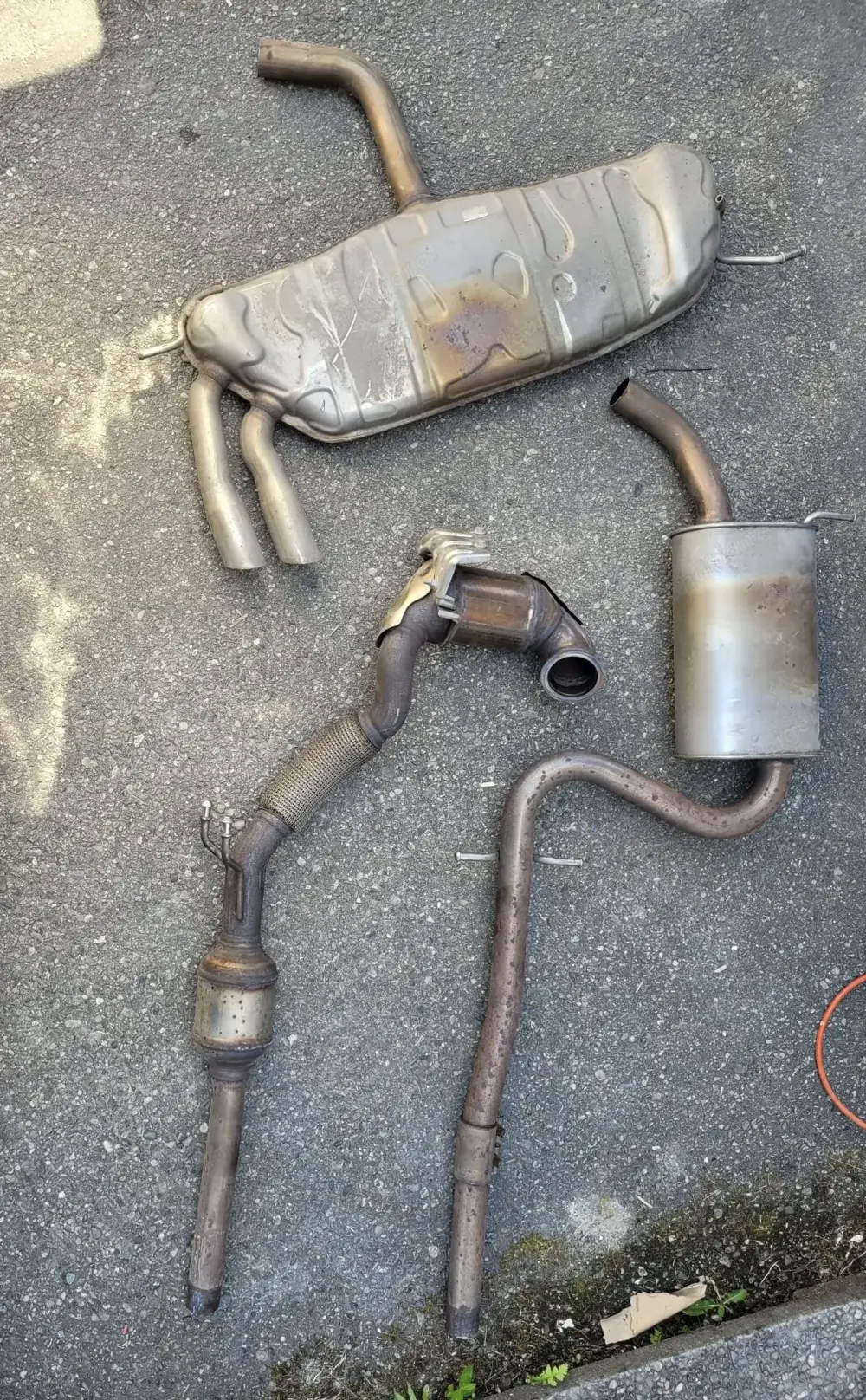 Auspuffanlage VW Scirocco, Original im sehr gutem Zustand