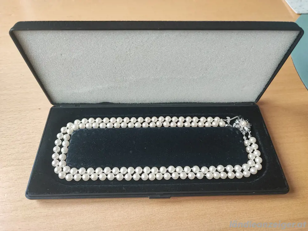 Perlenkette silber Perlenkette silber