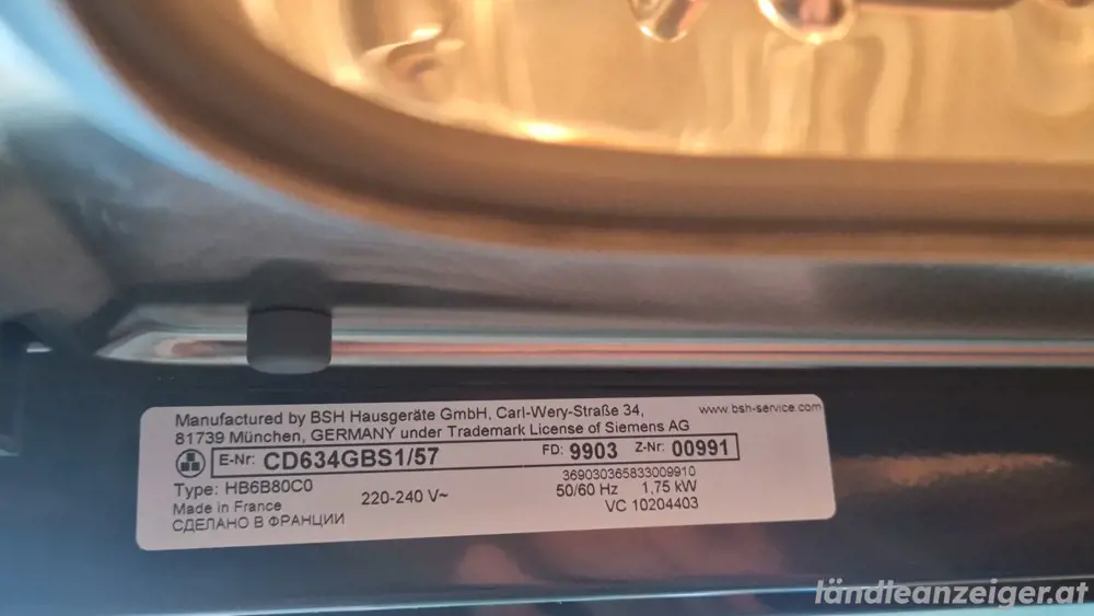 Siemens iQ700 Dampfgarer Siemens iQ700 Dampfgarer
