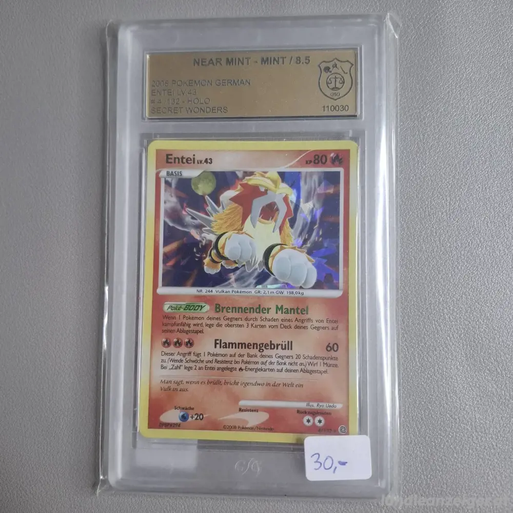 Entei Pokemon Karte Entei Pokemon Karte