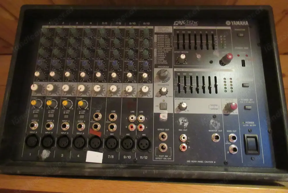 yamaha powered mixer EMX512sc yamaha powered mixer EMX512sc