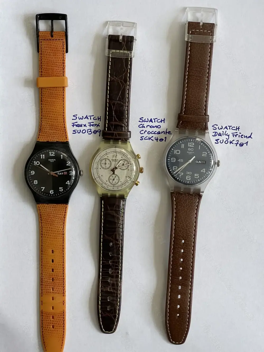 Swatch Uhren Faux Fox, Crocannte, Daily Friend Swatch Uhren Faux Fox, Crocannte, Daily Friend