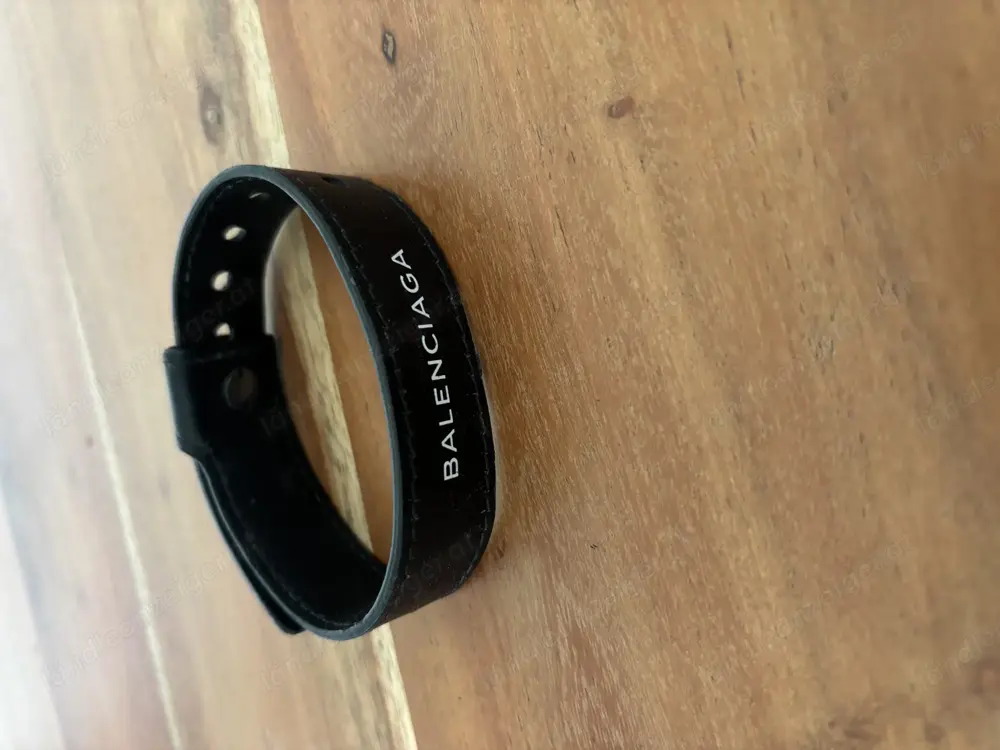 Balenciaga Lederarmband Schwarz Balenciaga Lederarmband Schwarz