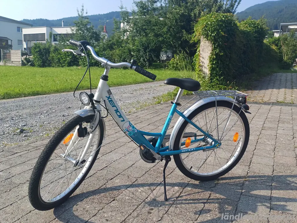 Kinderfahrrad mit 3 Gängen und Vorderradbremse 