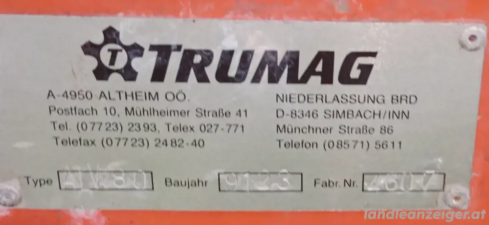 AEBI Trumag Ladewagen TOP Zustand AEBI Trumag Ladewagen TOP Zustand