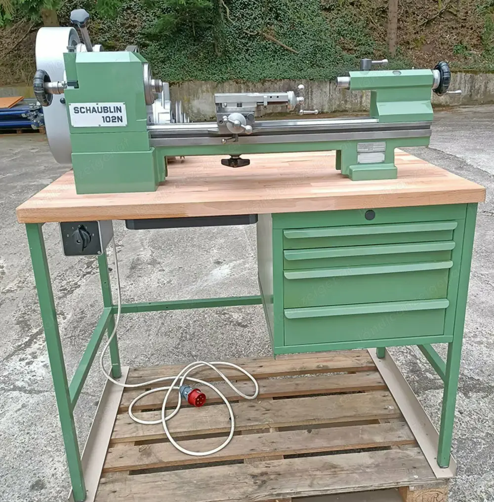 Präzissions Drehmaschine Schaublin 102, W20, Tischdrehmaschine