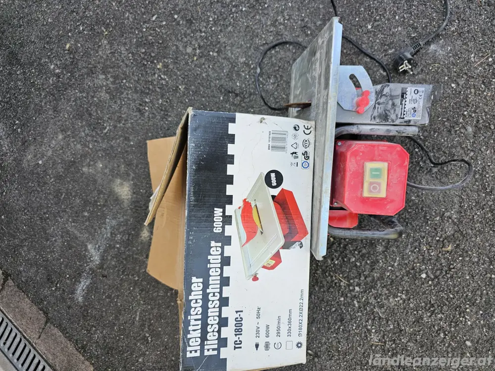 Fliessenschneider TC180C elektronisch Fliessenschneider TC180C elektronisch