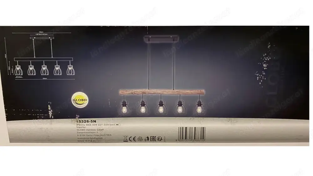 Deckenlampe original verpackt Deckenlampe original verpackt