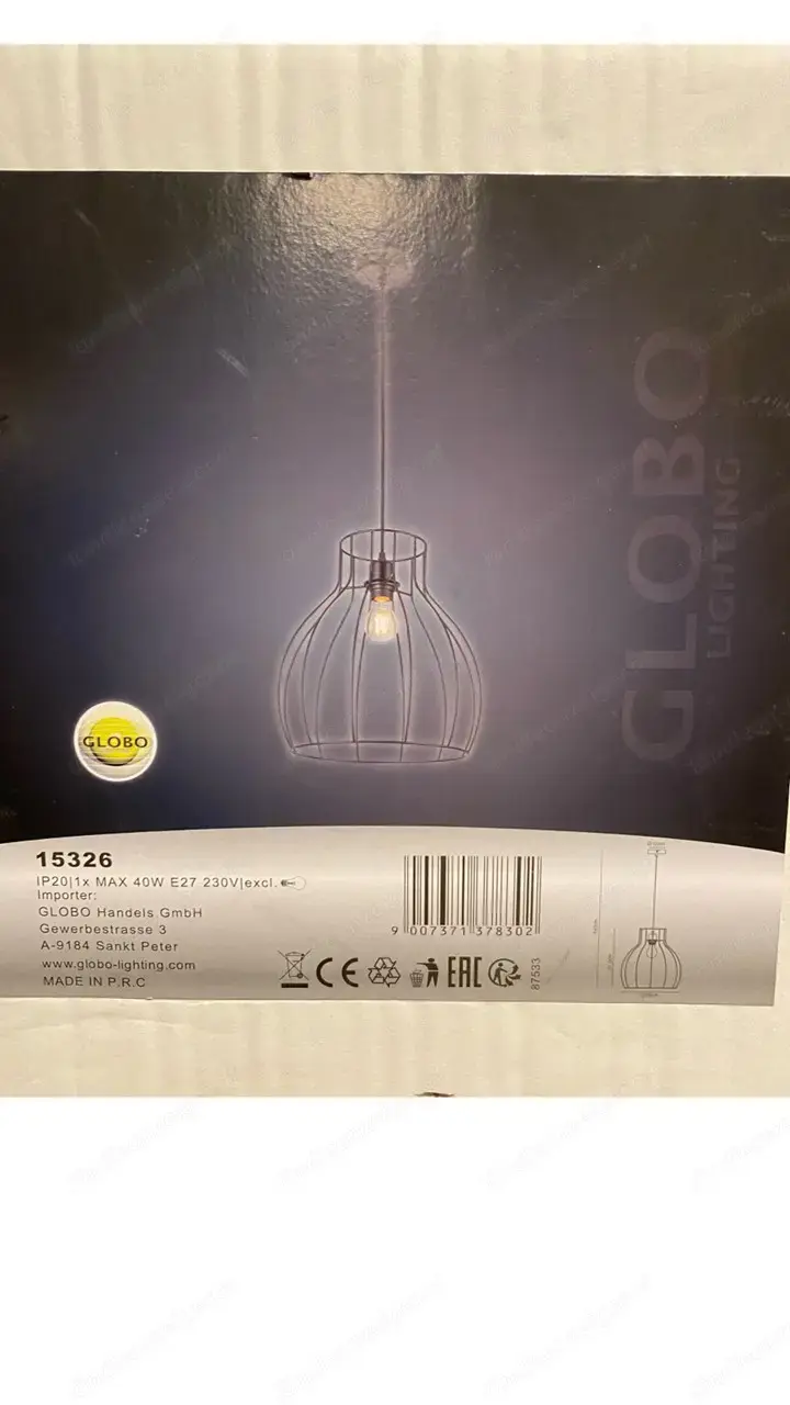 Deckenlampe original verpackt Deckenlampe original verpackt