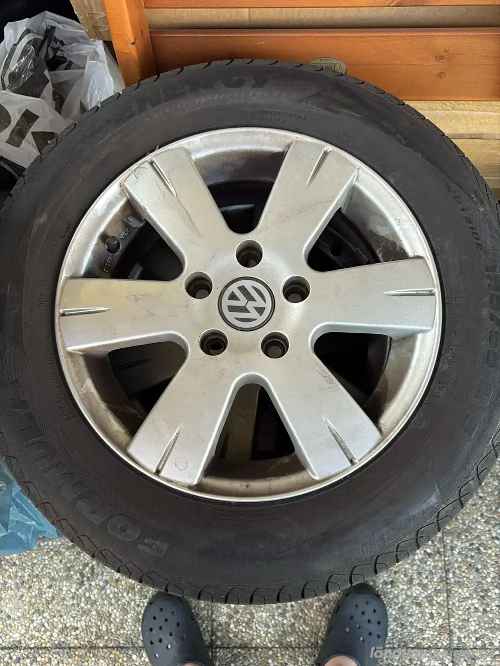 Golf 5 Alufelgen mit Sommerreifen 195 65 15 Golf 5 Alufelgen mit Sommerreifen 195 65 15