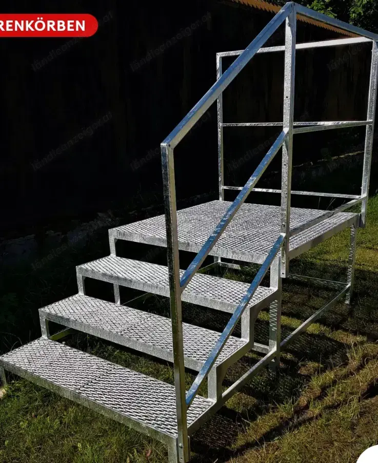 Stiege mit Podest HANDWERKER gesucht 