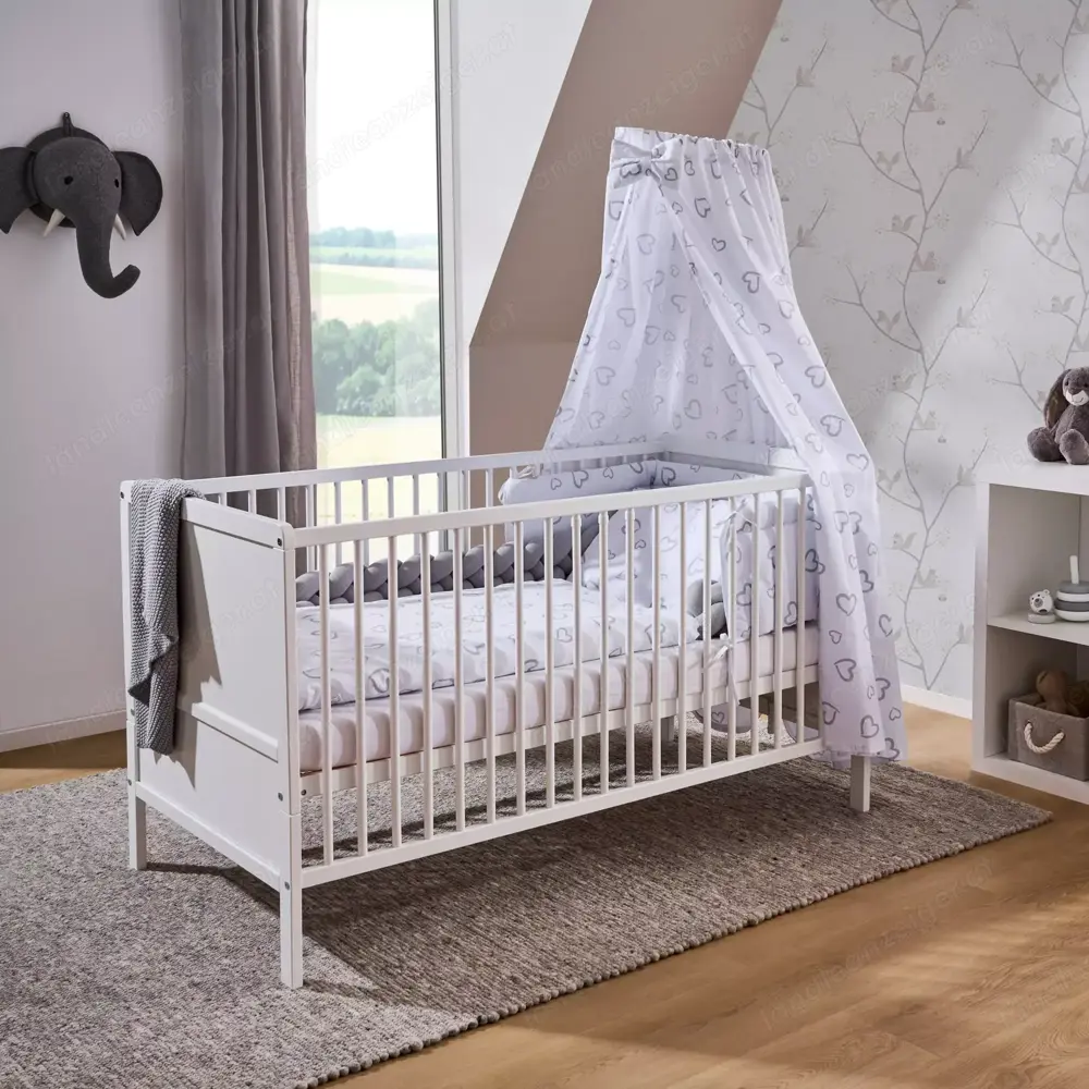 Baby Gitterbett weiß Baby Gitterbett weiß