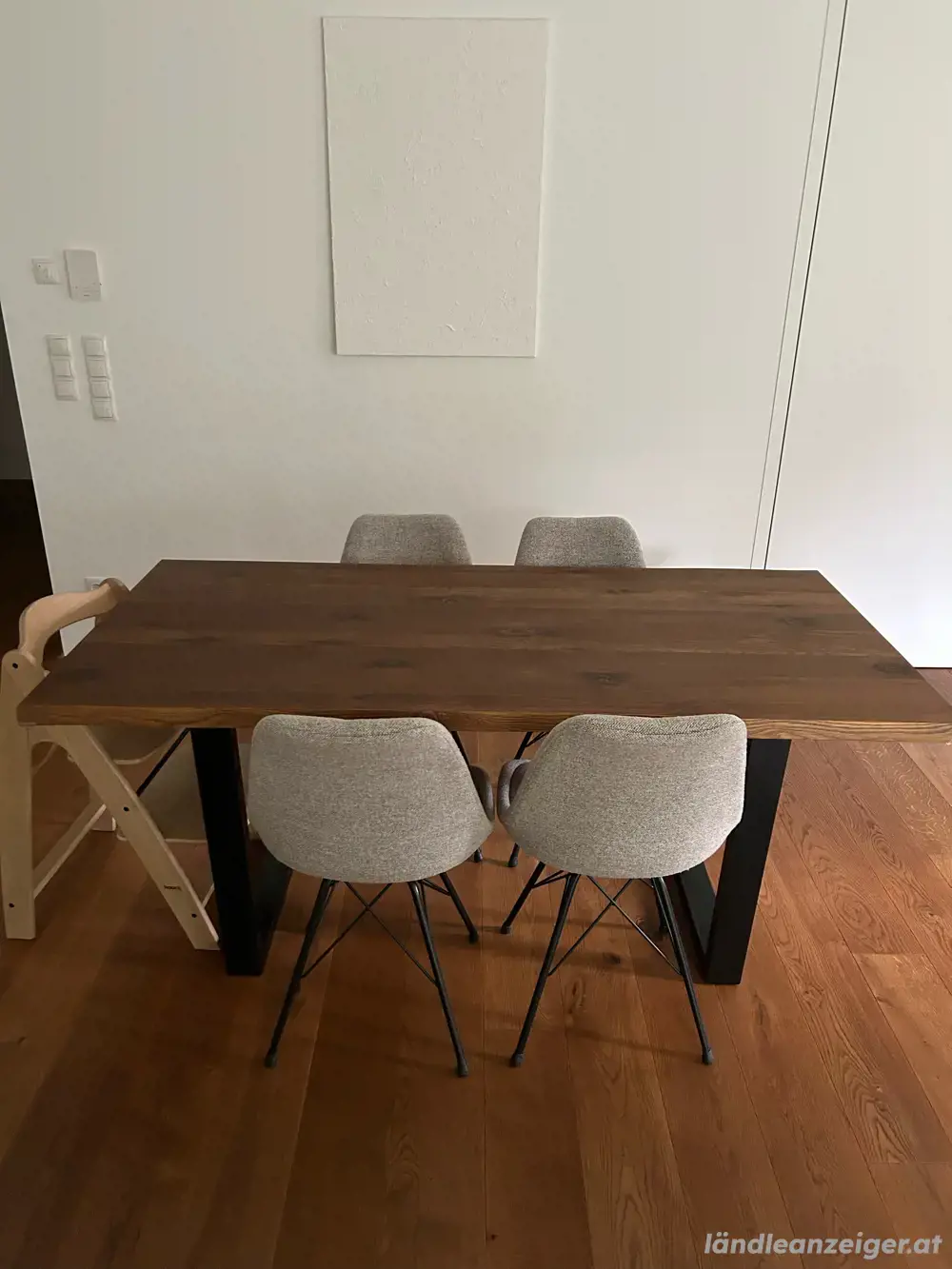 Esstisch Eichenfarbe 90x180 (ohne Stühle) Esstisch Eichenfarbe 90x180 (ohne Stühle)