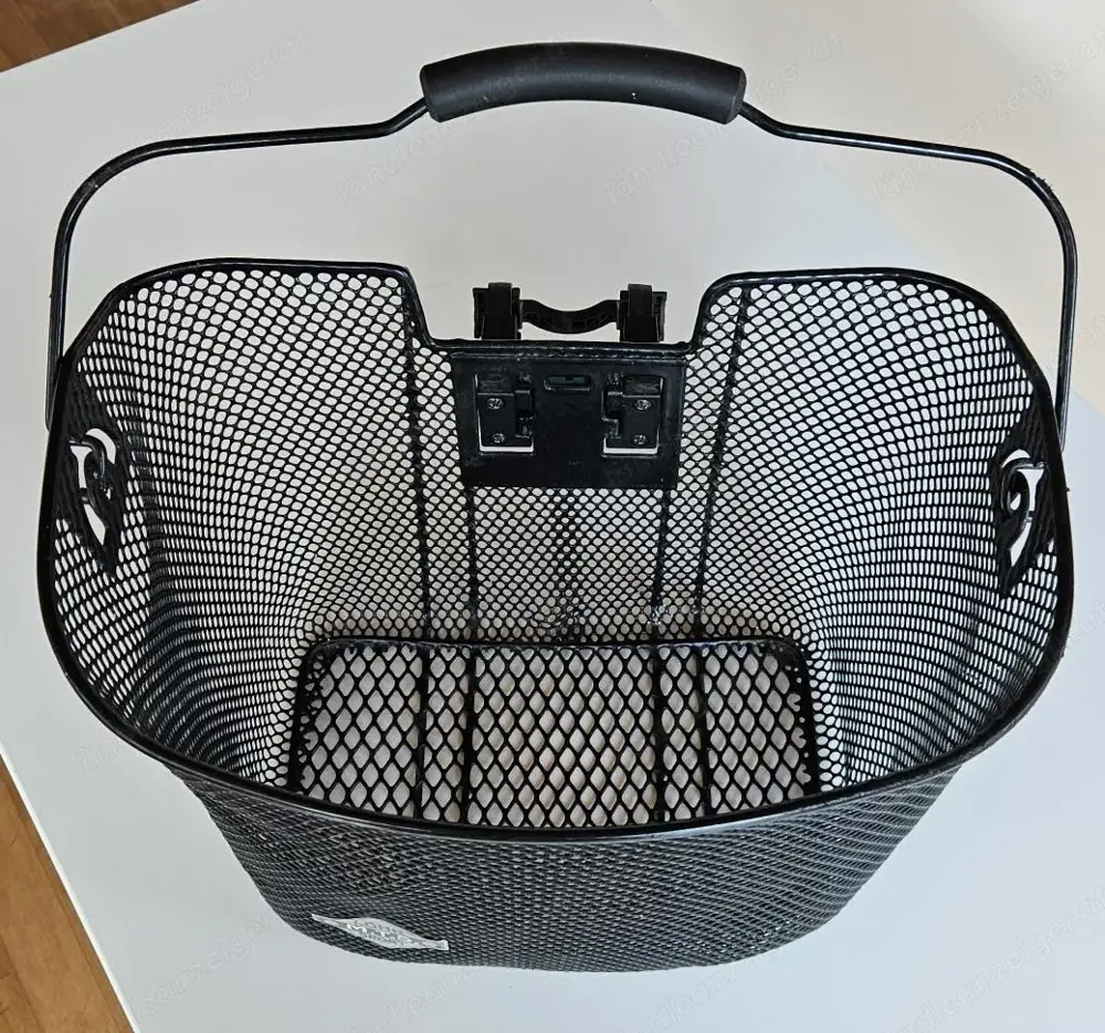 Löhr-M.T.S. Draht-Lenkerkorb, schwarz - gebraucht Löhr-M.T.S. Draht-Lenkerkorb, schwarz - gebraucht