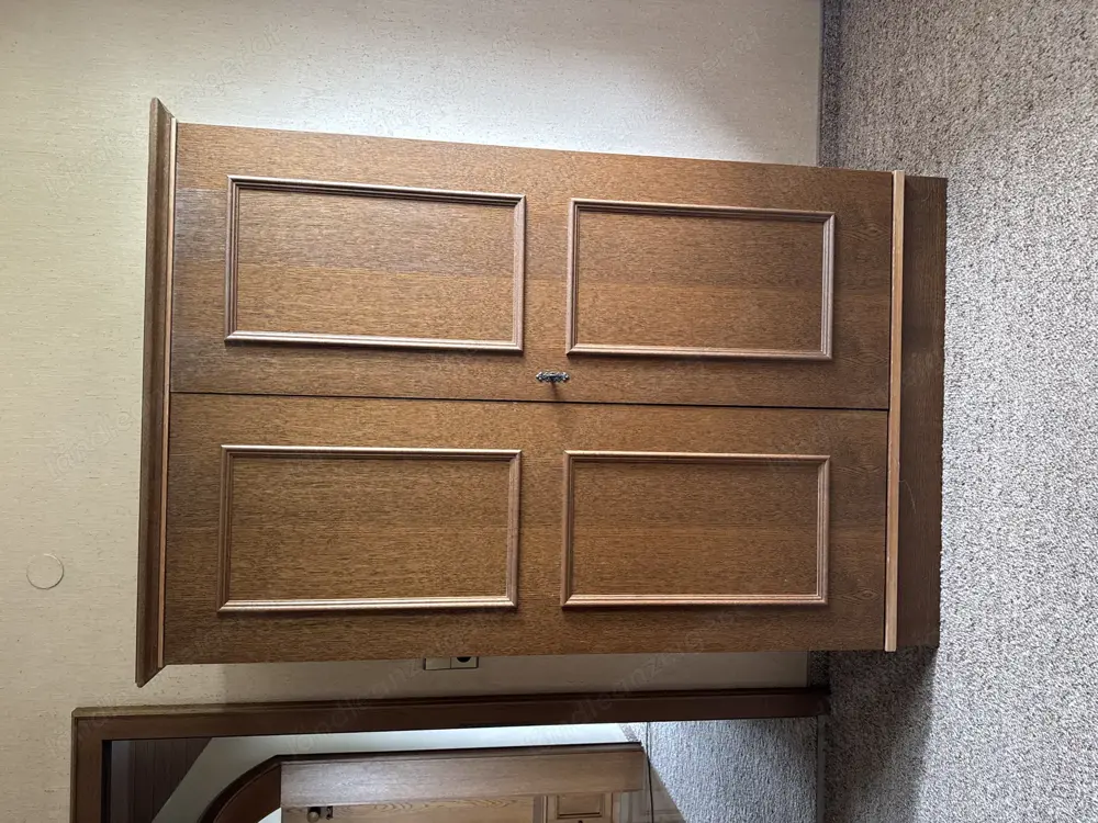 Schrank mit Kommode Massivholz 