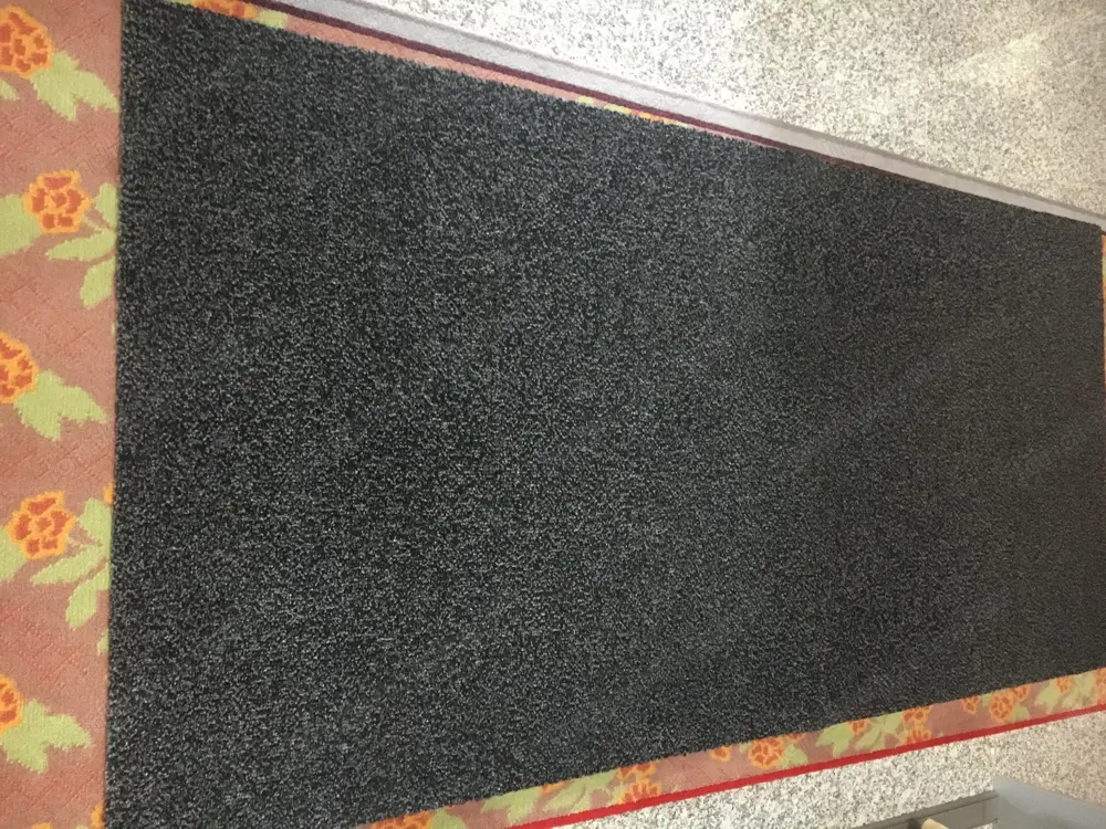 Teppich Läufer 187 x 90 Grau