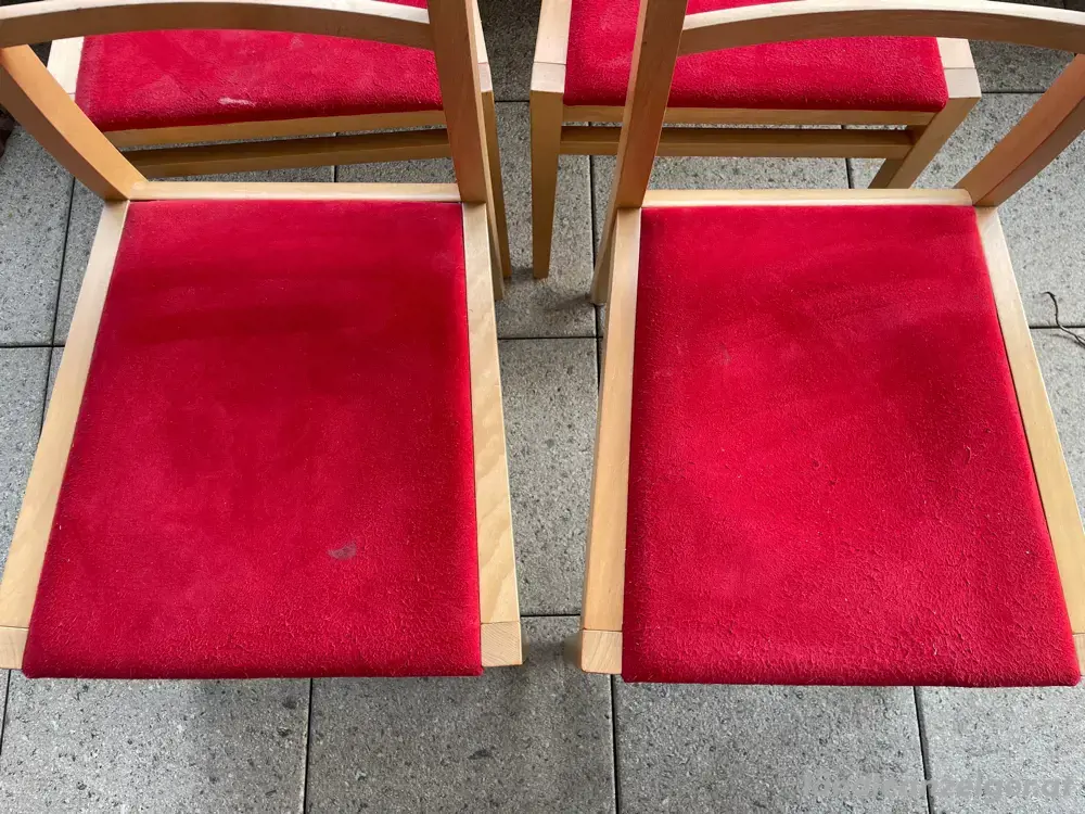 4 Stühle Vollholz Buche L&H