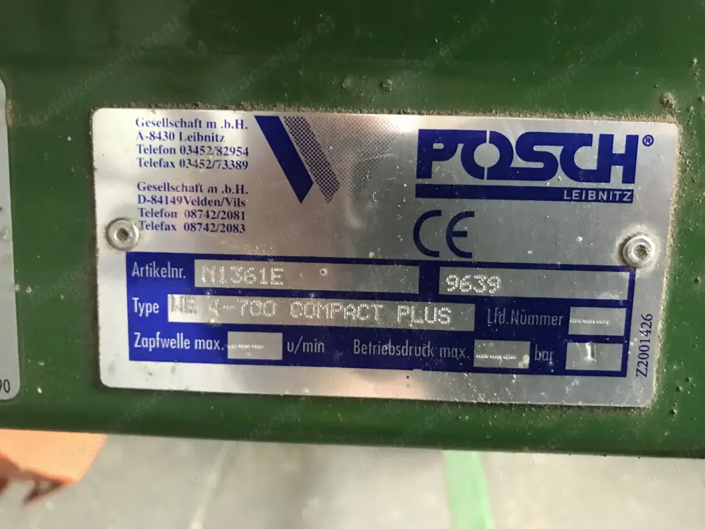 Holzwippfräse Marke Posch Holzwippfräse Marke Posch
