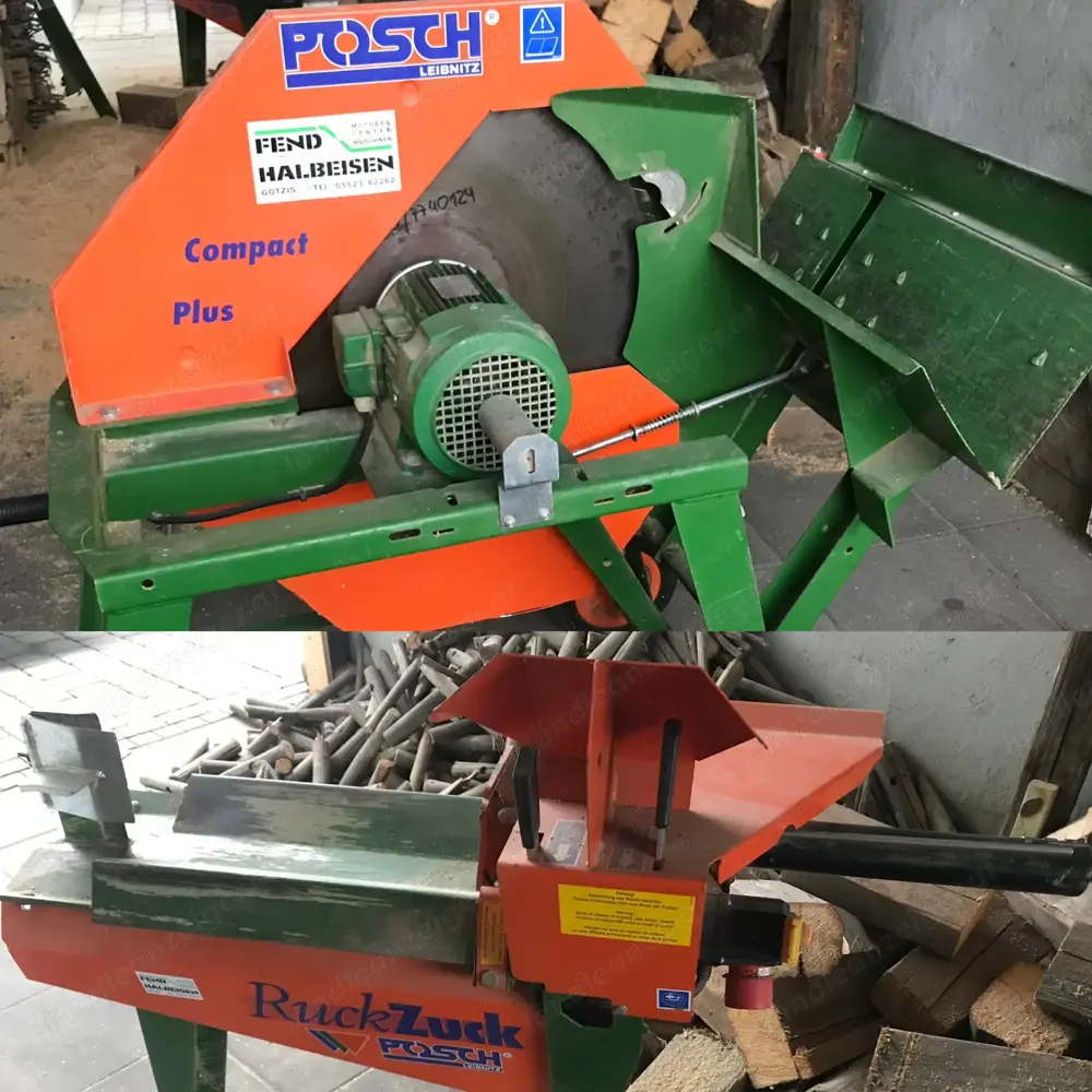 Holzfräse und Holzspalter Marke Posch Holzfräse und Holzspalter Marke Posch