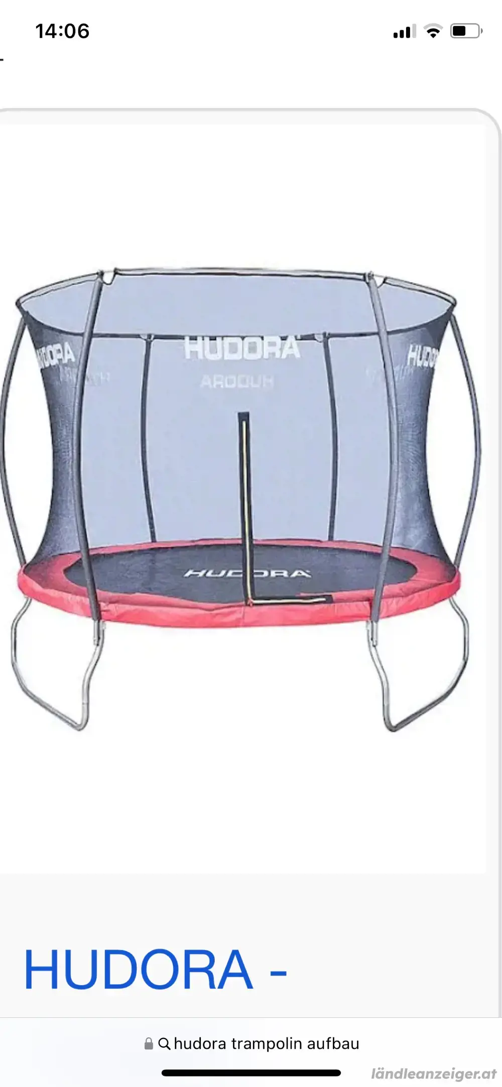 Trampolin Hudora 4,2 m Trampolin Hudora 4,2 m