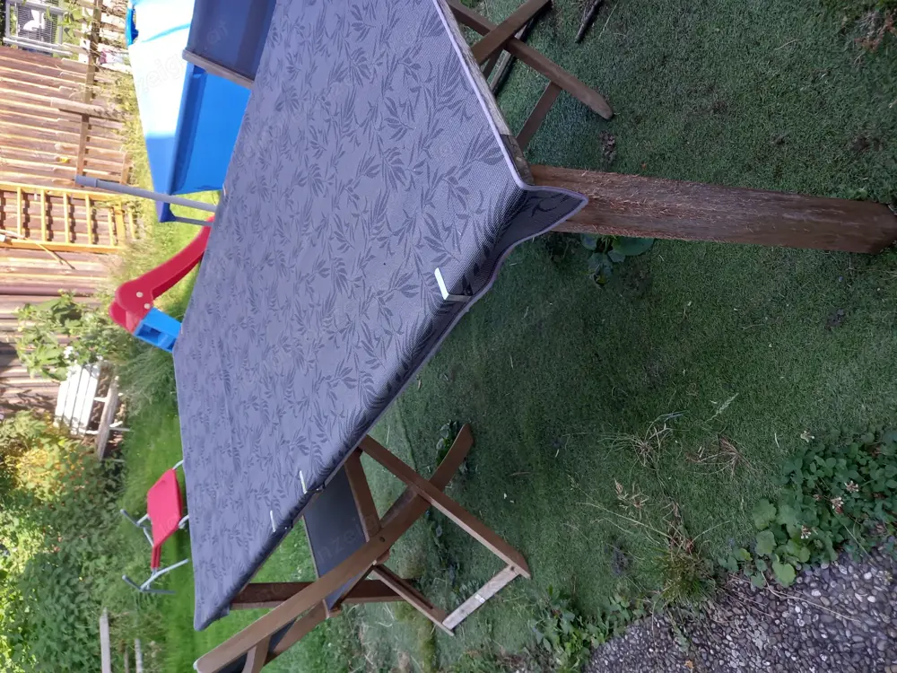 Gartentisch mit 4 Stühlen zu verschenken Gartentisch mit 4 Stühlen zu verschenken