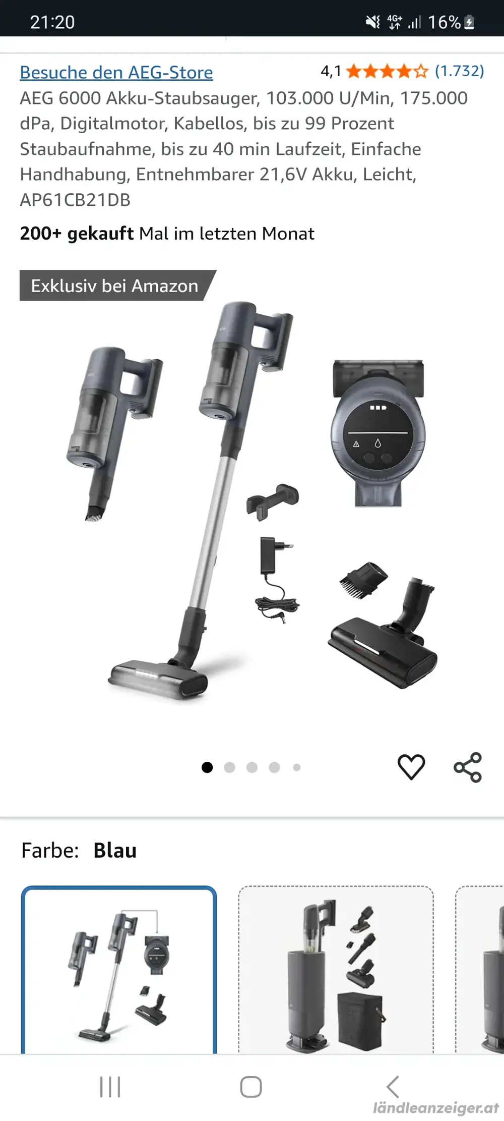 Akkustaubsauger AEG Akkustaubsauger AEG