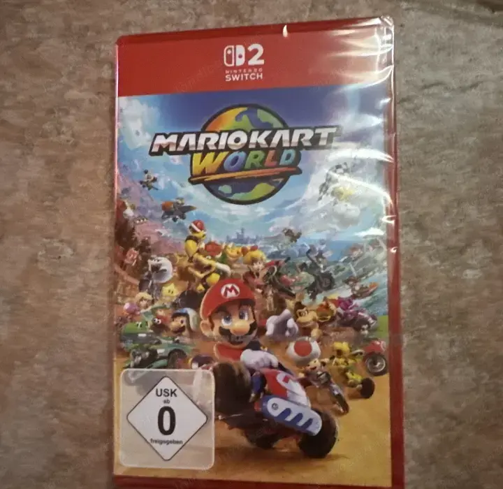 Mario Kart World Spiel Switch 2 Neu in Folie Mario Kart World Spiel Switch 2 Neu in Folie