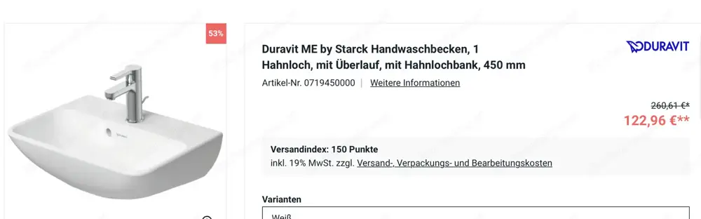 Duravit Waschbecken neu Duravit Waschbecken neu
