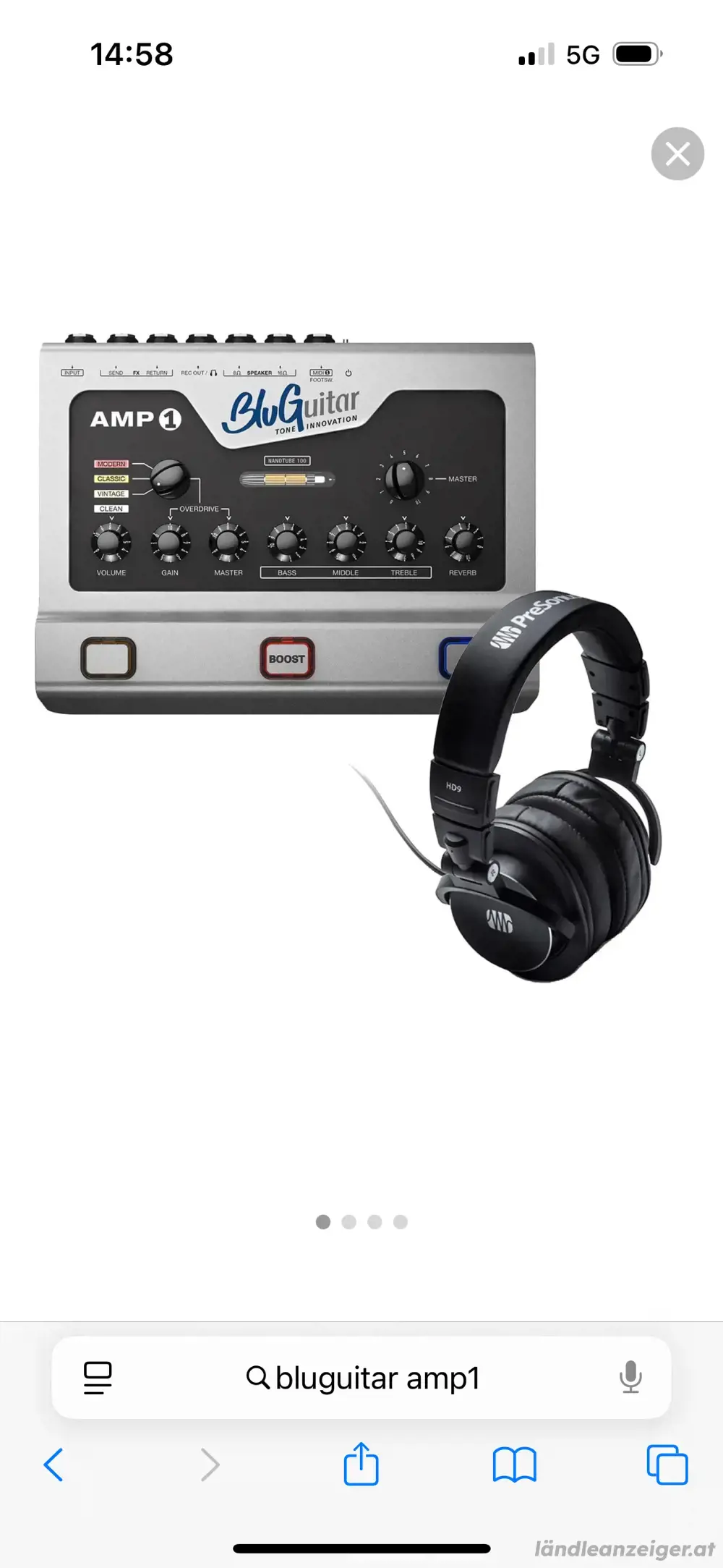 Analogverstärker Bluguitar Amp1 Analogverstärker Bluguitar Amp1