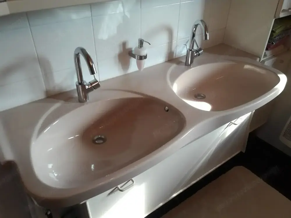 Doppelwaschbecken Bahama beige