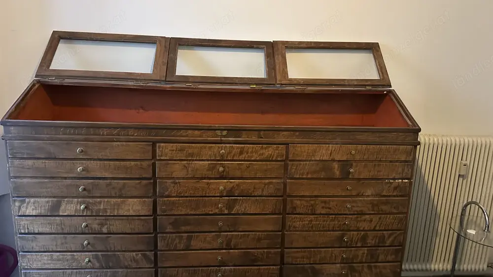 Antiker Apothekerschrank Architektenschrank Antiker Apothekerschrank Architektenschrank