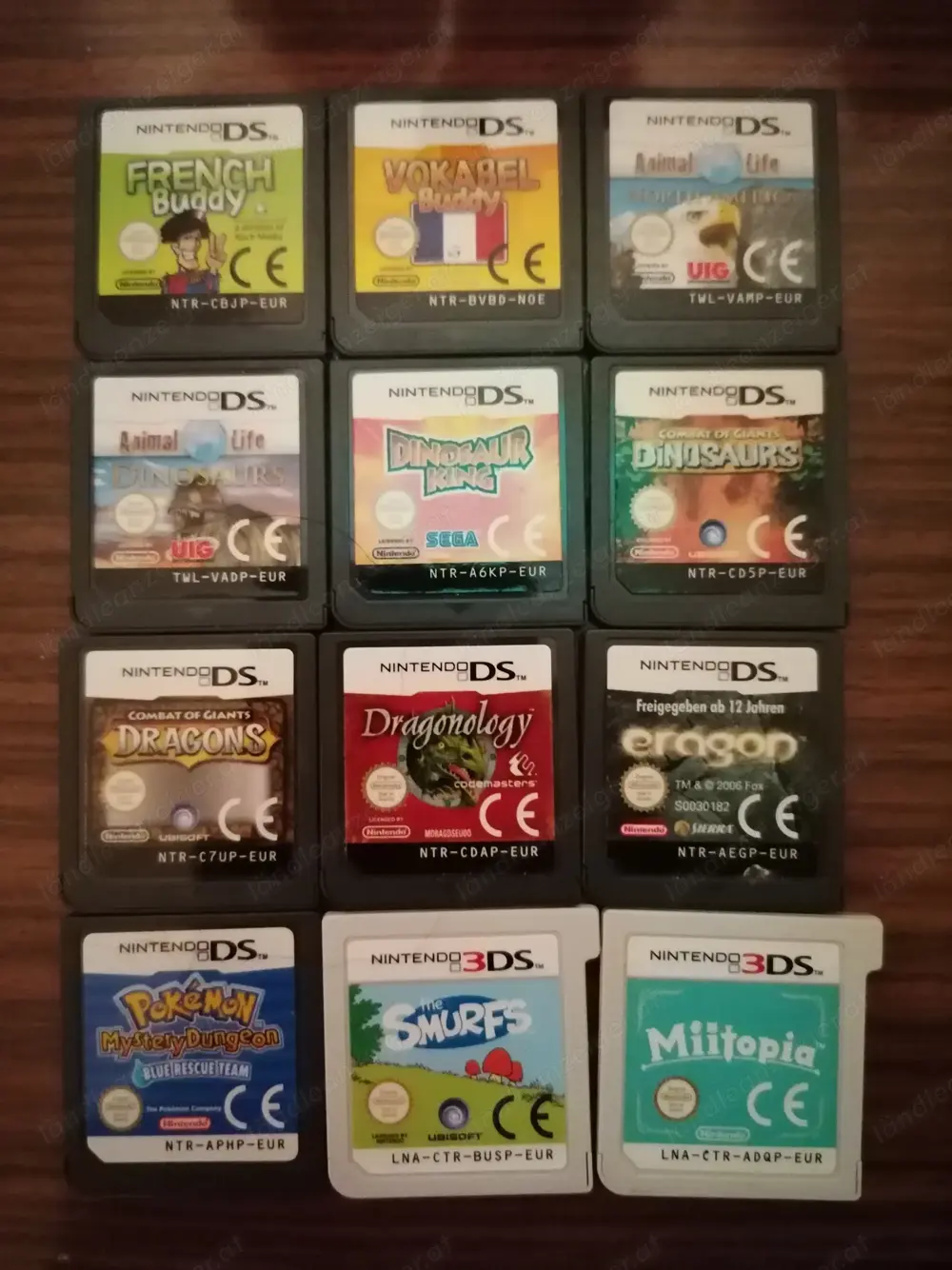 Nintendo DS & 3DS Spiele und Spieleschutzhülle