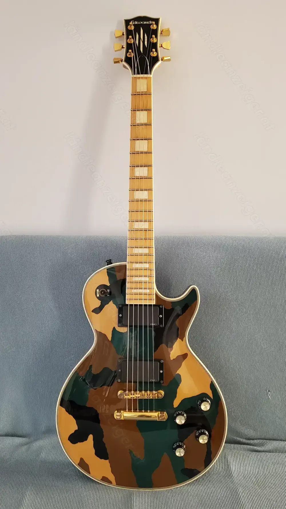 ESP Edwards LP-135 Camo Zakk Wylde Les Paul Custom, MiJ