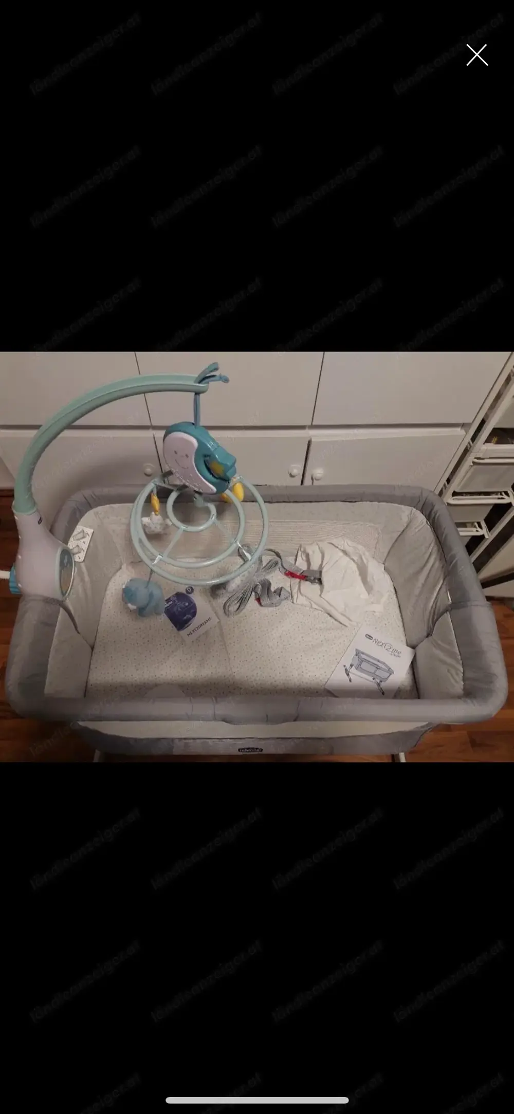 Baby Beistellbett Chicco mit Rollen Baby Beistellbett Chicco mit Rollen