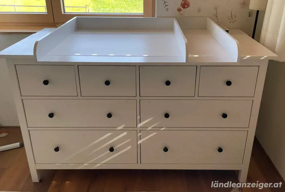 Ikea Hemnes Kommode inkl. großer Wickelaufsatz von Puckdaddy Ikea Hemnes Kommode inkl. großer Wickelaufsatz von Puckdaddy