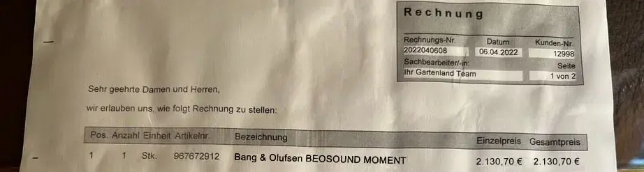 Bang & Olufsen BeoSound Moment Audiosystem Bang & Olufsen BeoSound Moment Audiosystem