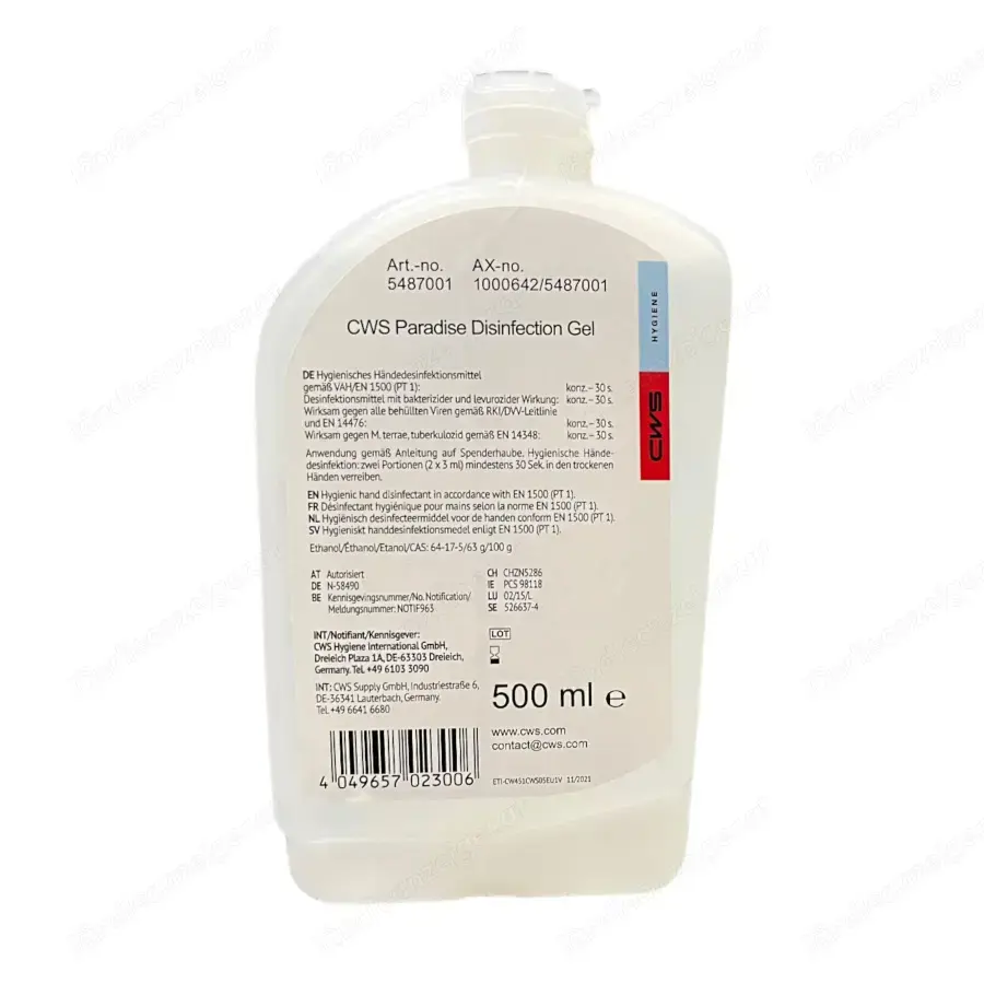 CWS Paradise Disinfection Gel - für Abholer (Dornbirn) oder kostenpflichtiger Versand CWS Paradise Disinfection Gel - für Abholer (Dornbirn) oder kostenpflichtiger Versand