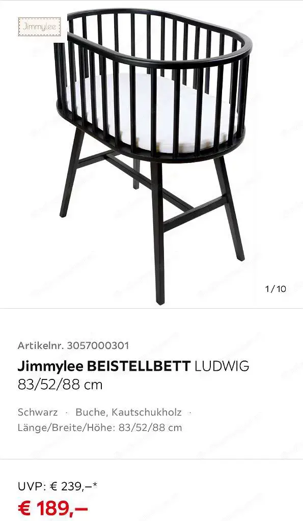 Beistellbett mit Matratze Beistellbett mit Matratze