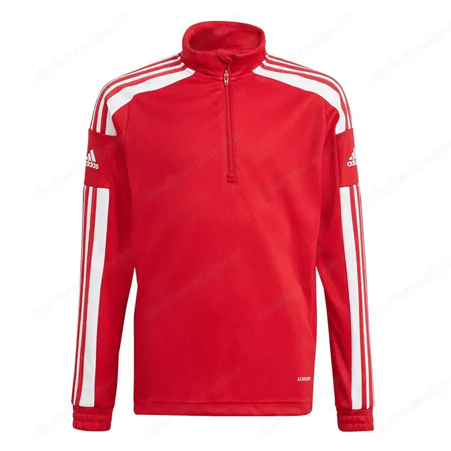 adidas Kinder Trainingsoberteile Squadra 21 rot weiß, Gr. 128 adidas Kinder Trainingsoberteile Squadra 21 rot weiß, Gr. 128