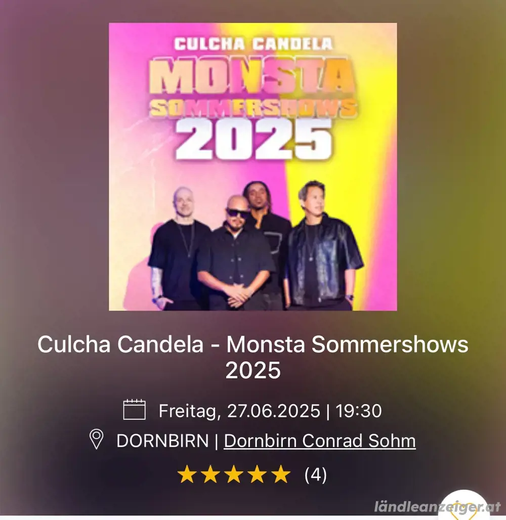 2 Culcha Candela Tickets 2 Culcha Candela Tickets
